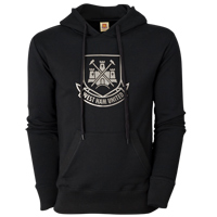 Ham United Laser Cut WHU Crest Hoodie -