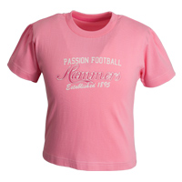 Ham United T-Shirt - Light Pink - Girls.