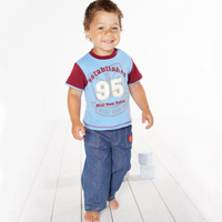 Ham United T-Shirt and Jean Set - Claret/