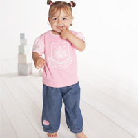 Ham United T-Shirt and Jean Set - Pink -