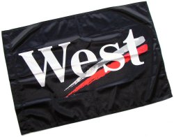 West McLaren West Team Flag (Black)