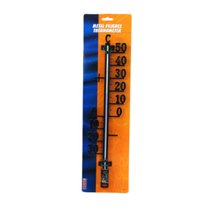 west Meters Metal Filigree Thermometer