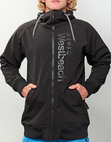 Chief Softshell snow jacket - Black