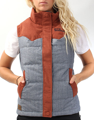 Westbeach Ladies Haro Vest 10K Down filled gilet
