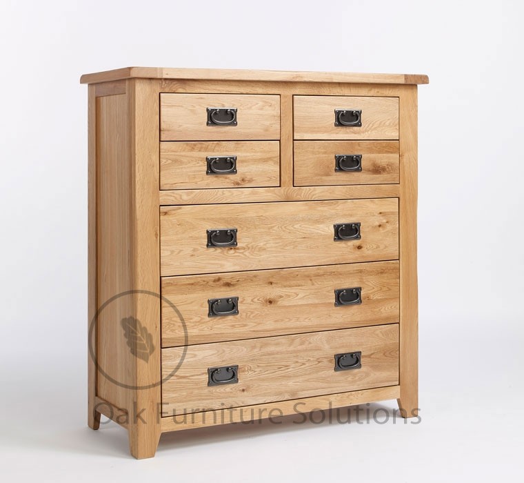 Reclaimed Oak 4 over 3 Chest of Drawers