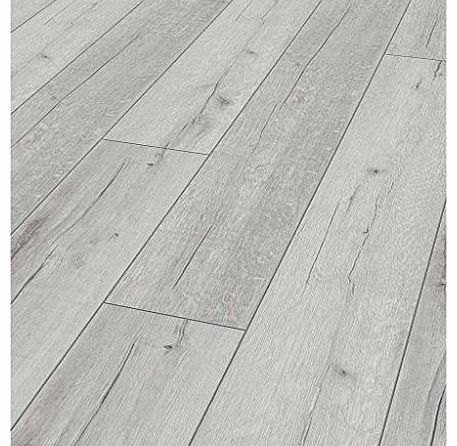 KT12D3181 12mm Rip Oak Laminate Contract Flooring Plank - White