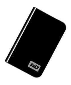 western digital 320Gb Portable Hard Drive - Black