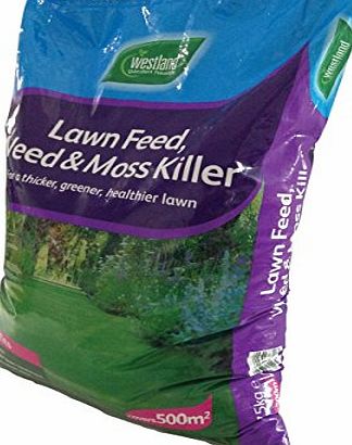 Lawn Feed with Weed & Moss Killer 500m2 17.5kg