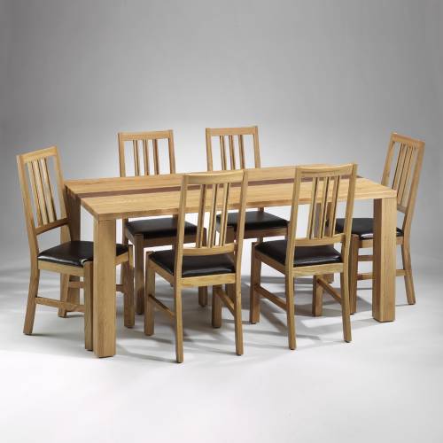 Westminster Oak Dining Furniture Westminster Oak Dining Set (150cm Table   4 Chairs)