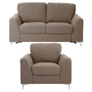 Large Sofa & Armchair, Mink