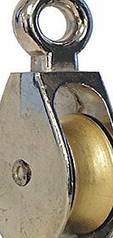 Westward Group 20mm Single Zinc Plated Awning Pulley