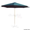 Westwoods Cream Aluminium Parasol With Crank 3Mtr