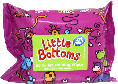 WET Ones Little Bottom Wipes x 60