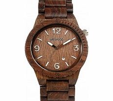 WeWOOD Mens Alpha Chocolate Watch