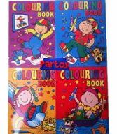 WF Graham 20 Mini A6 Colouring Books Party Bag Filler PTY