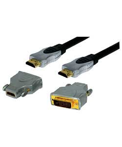 Wharfedale 2m HDMI/DVI Connection Kit