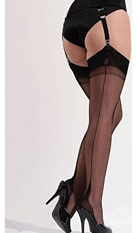 What Katie Did point heel fully fashioned stockings