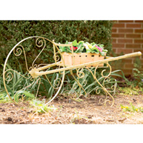 Wheelbarrow Plant Stand