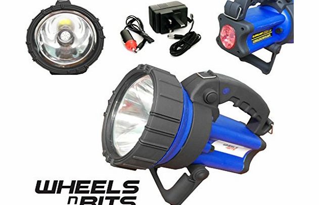 Wheels N Bits Hunting Farmer 6 Million 5 Watt Cree 600M Beam Rechargeable Torch Spot Lamp Hand