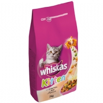 Whiskas Kitten and Junior Cat Food Chicken 2Kg