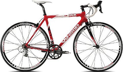 Sauk Red Mens Road Bike - Red/White, 52-cm