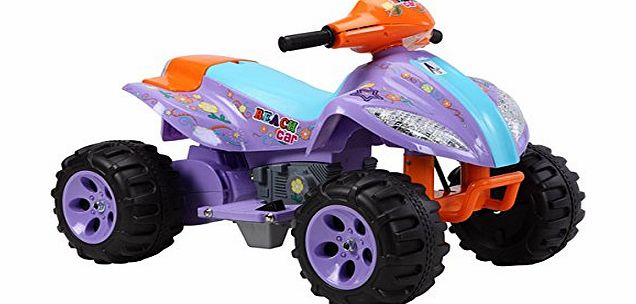 White Box WhiteboxTM Ride On Car Quad Bike for Kids Battery powered electric car Sound 3 colours available (Purple)