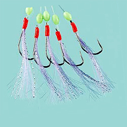 White Lightning - 5 hook - size 1/0 (Pack of 10)