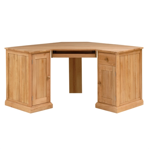 White Oak Corner Computer Desk 1001.056