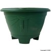 Whitefurze Round Venetian Forest Green Planter