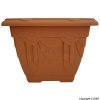 Whitefurze Venetian Terracotta Square Planter 22cm