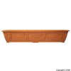 Whitefurze Venetian Terracotta Window Box Tray