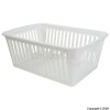 Whitefurze White Handy Basket 37cm