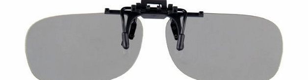 Who knows 3 Pairs of Passive Universal 3D Flip Up Clip On Glasses for Prescription Eyewear Universal for use with all Passive 3d Tvs Cinema and Projectors