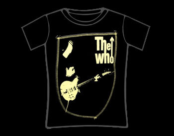 The Who Pete Vintage Patch Skinny T-Shirt