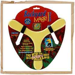 Wicked Backyard Magic Boomerang Yellow
