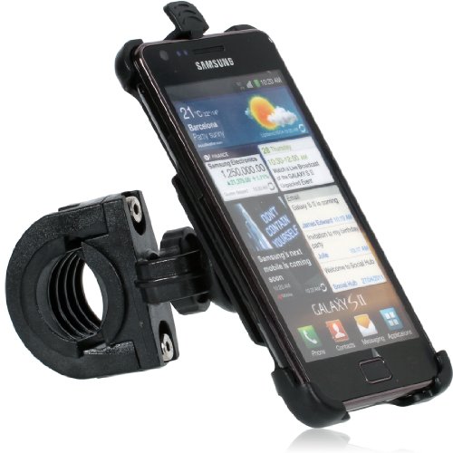 Wicked Chili Bike Mount for Samsung Galaxy SII i9100 for Motorbike or Bicycle with Quick Release / Horizontal or Vertical Display