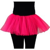 Neon Hot Pink Tutu Party Skirt 3 Layers Fancy Dress