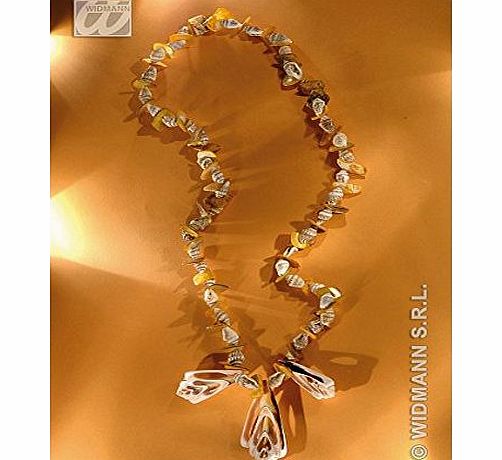 WIDMANN Real Shell Necklace withPendant Sea Shell Jewellery for Fancy Dress Costumes Accessories Accessory