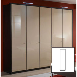 Wiemann - Dublin White 1 Door Wardrobe
