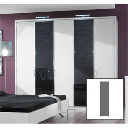 Wiemann - Milano 1 Door Wardrobe with Glass