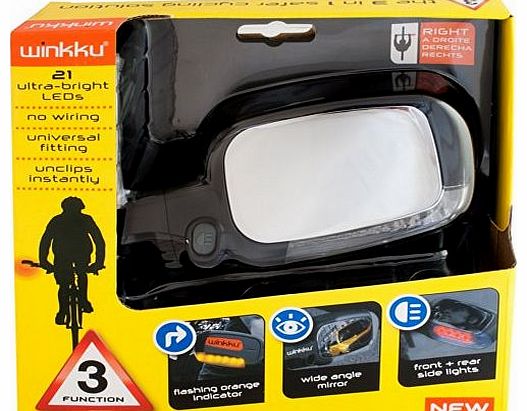 Wiki Winkku Bicycle Right Handed Lights Mirror and Indicators