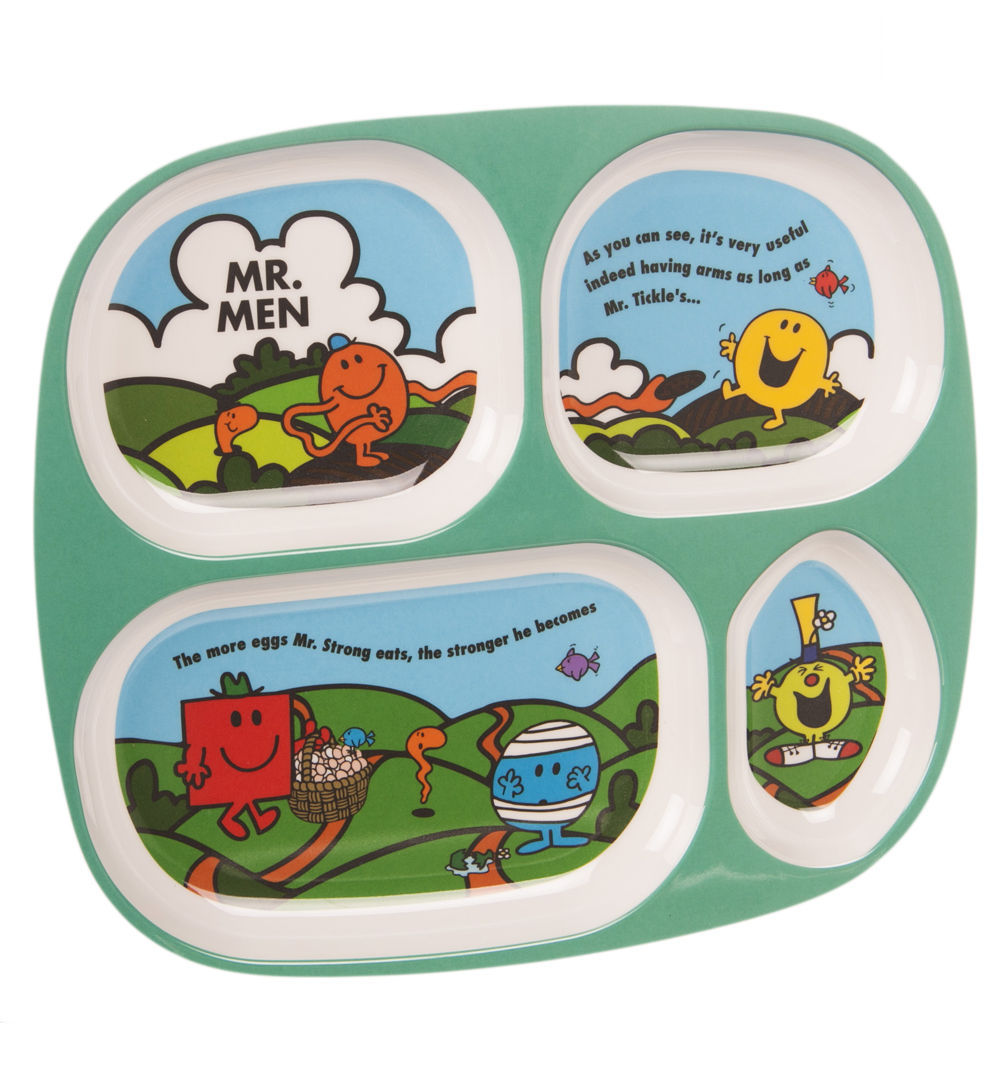 Mr Men Melamine Divider Plate