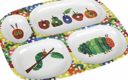 The Very Hungry Caterpillar Divided Melamine Plate