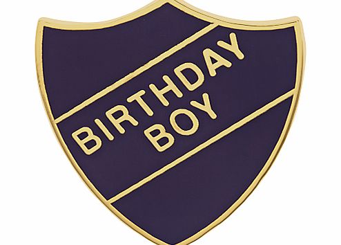 Vintage School Birthday Boy Badge