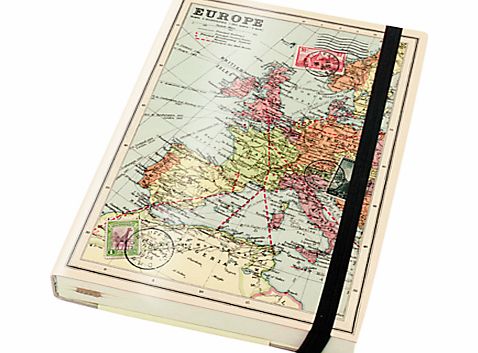 World Map A6 Notebook