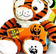 Wild Animals WWF Endangered Friends Tiger by Keel Toys - 25cm