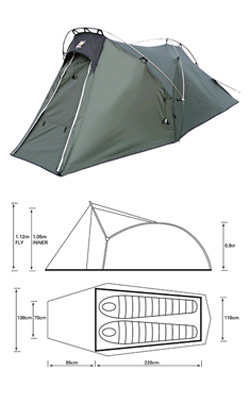 Wild Country Tents WILD COUNTRY DUOLITE TENT