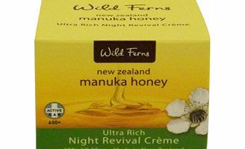 Wild Fern Manuka Honey Night Revival Cream 100ml