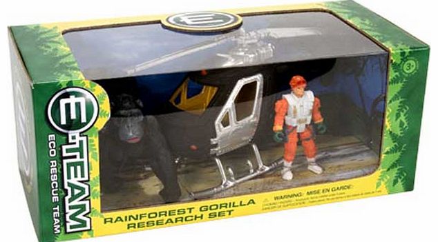 Wild Republic E-Team Box Set - Heli and Gorilla