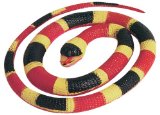 Wild Republic Rubber Coral Snake - 75cm